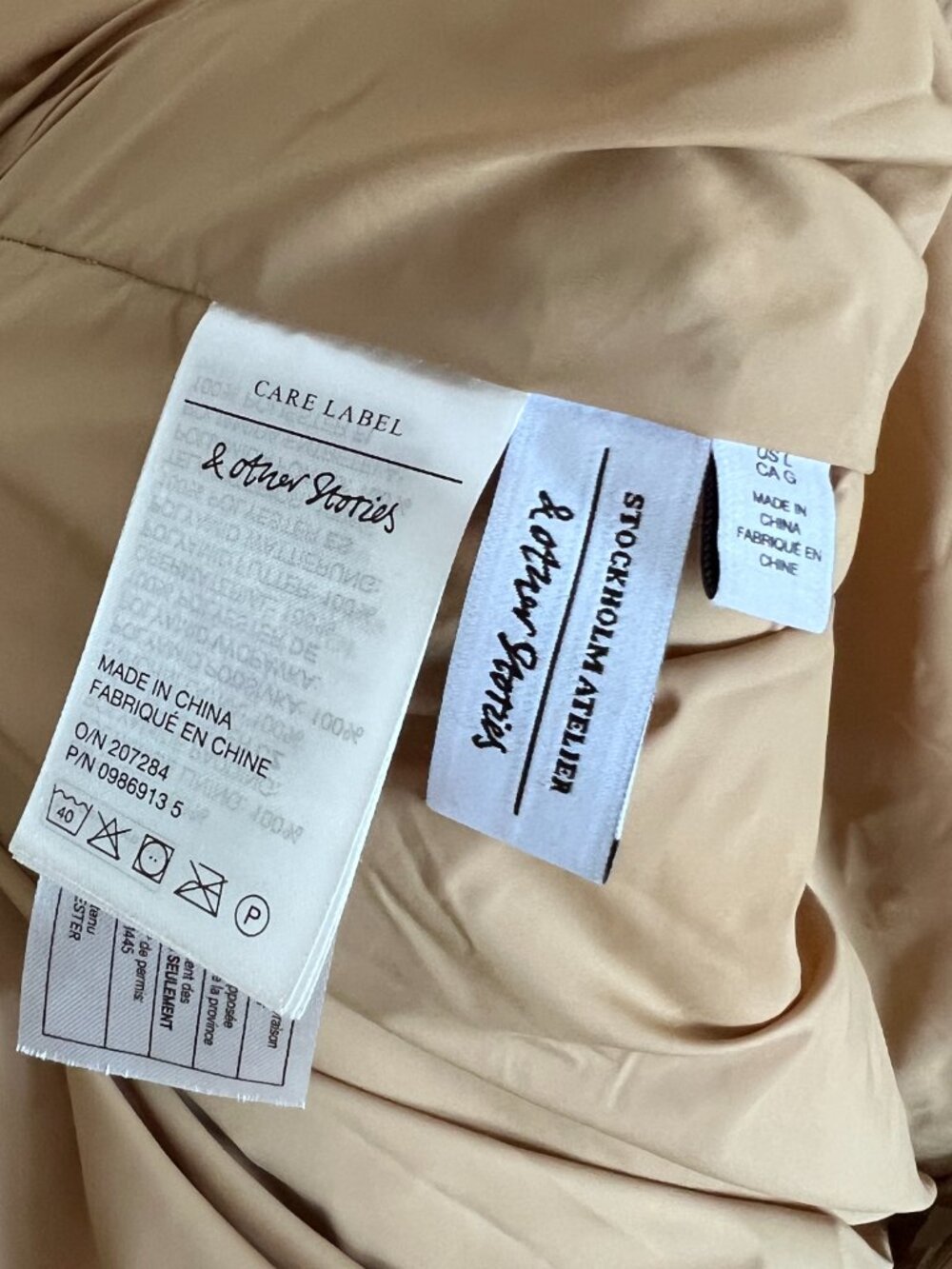 NWOT & Other Stories Oversized Quilted Puffer Coat - Picture 8 of 9